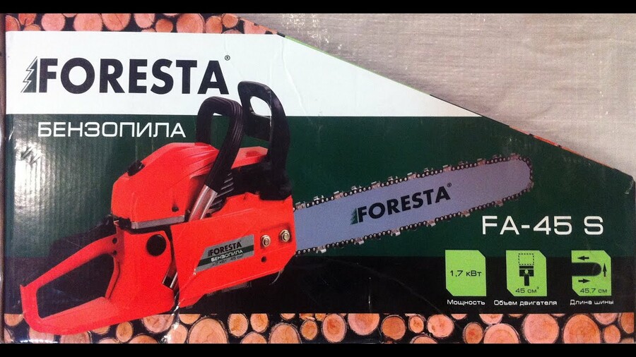 Обзор бензопилы Foresta FA-45 S(Фореста)