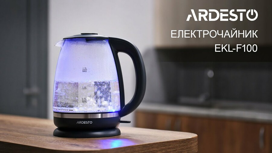 Електрочайник Ardesto EKL-F100