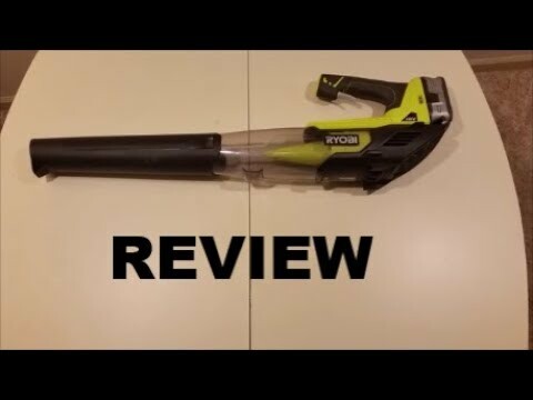Ryobi ONE+ 18 Volt Cordless Jet Fan Blower - Product Review
