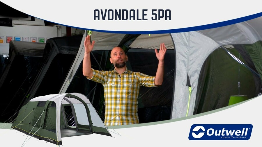 Outwell Avondale 5PA / Inflatable Tent (2021) | Innovative Family Camping