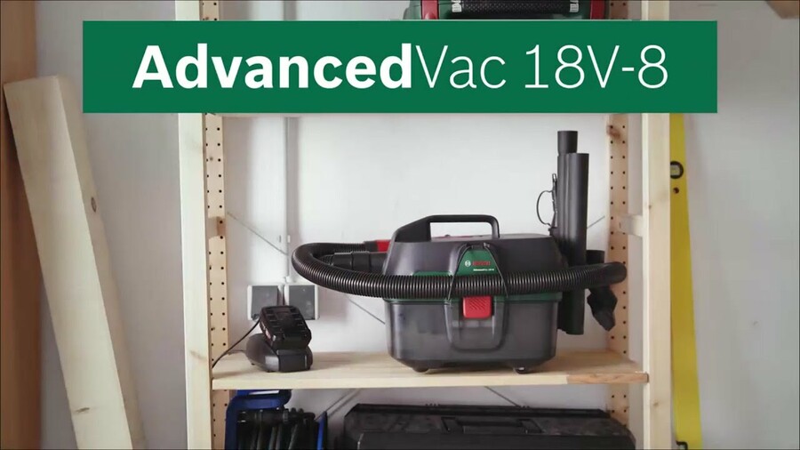 Bosch AdvancedVac 18V-8 – Der vielseitige Akku-Sauger mit hoher Saugleistung