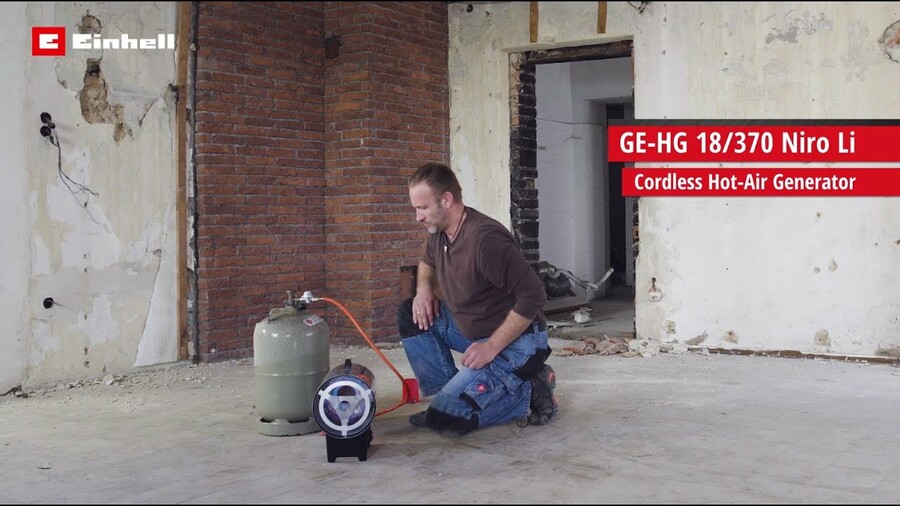 Cordless Hot-Air Generator - GE HG 18/370 Niro Li