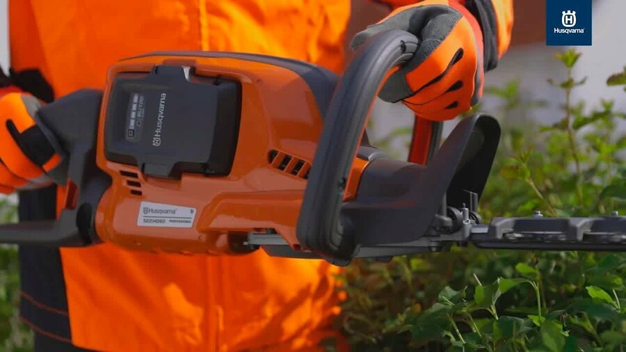 Husqvarna 500-series battery hedge trimmers for full-time professional use – Features and Benefits