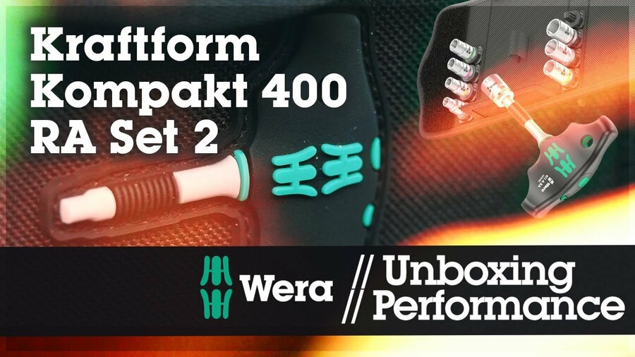 Wera | Kraftform Kompakt 400 RA Set 2 | Performance
