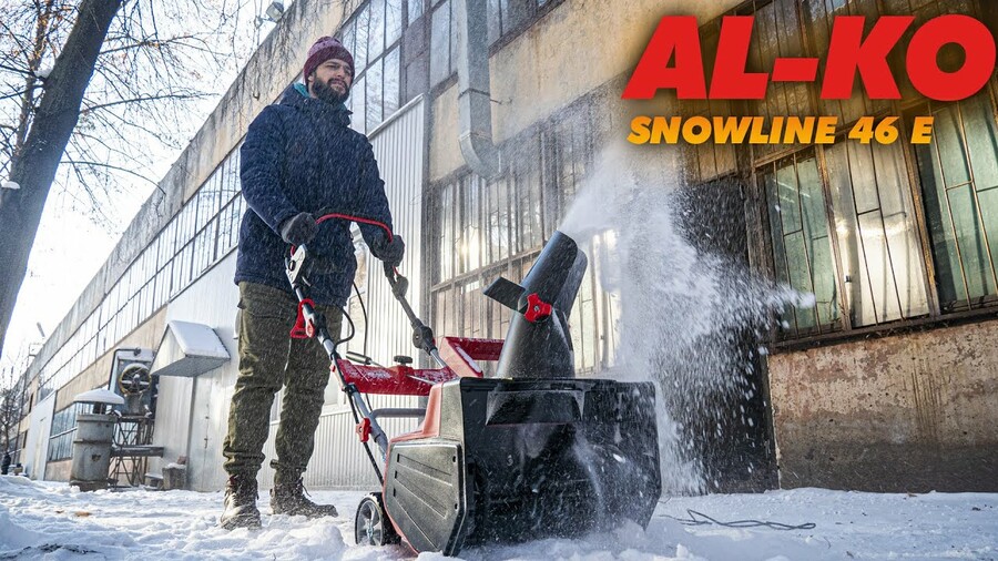 Электрический снегоуборщик AL-KO SnowLine 46 E — Хорошо ли убирает снег? Судите сами...