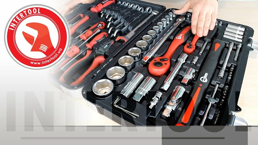 Профессиональный набор инструментов ET-7078 INTERTOOL. 78 инструментов для ремонта вашего авто