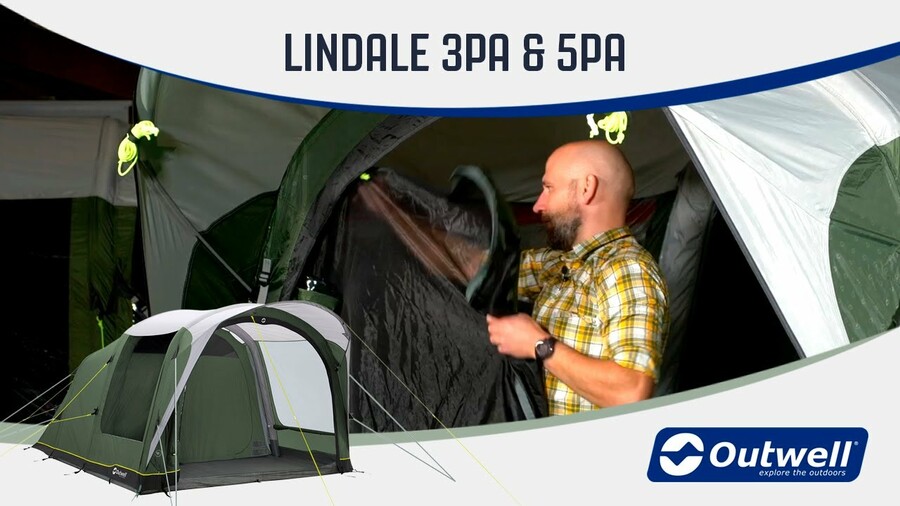 Outwell Lindale 3PA and Lindale 5PA / Inflatable Tent (2021) | Innovative Family Camping