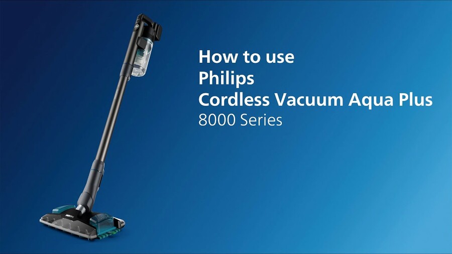 How to use Philips Cordless Vacuum Cleaner Aqua Plus XC8057