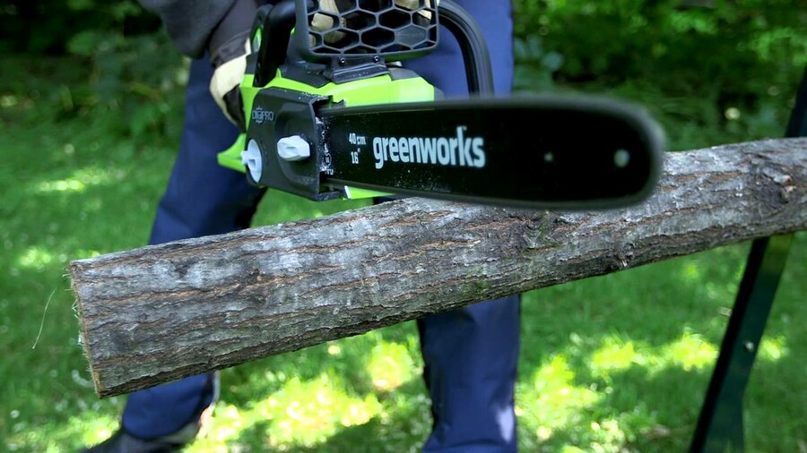 Greenworks 40V Cordless Chainsaw - Testimonial