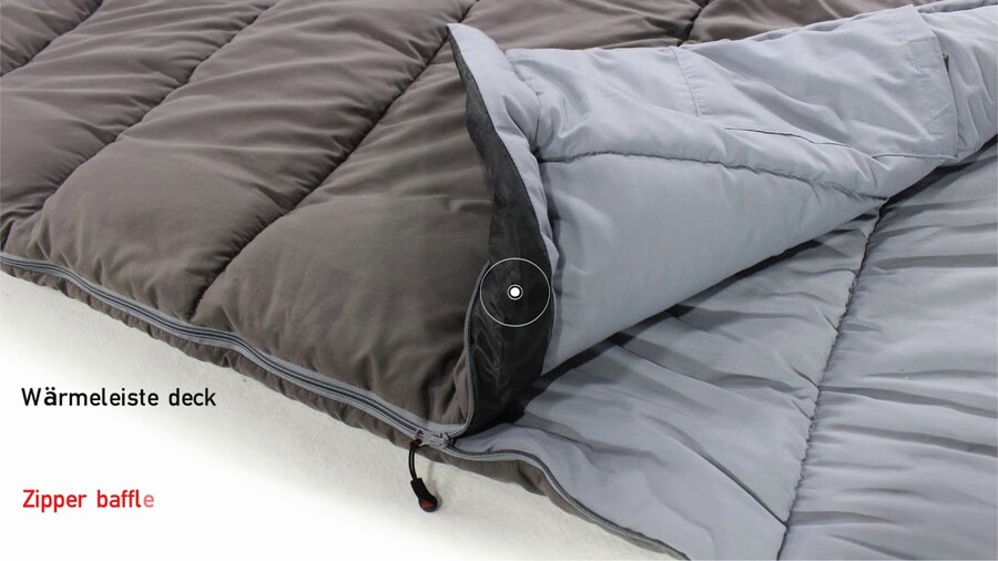High Peak sleeping bag 21229 Tay 8 feature video