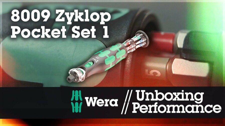 Wera | 8009 Zyklop Pocket Set 1 | Performance