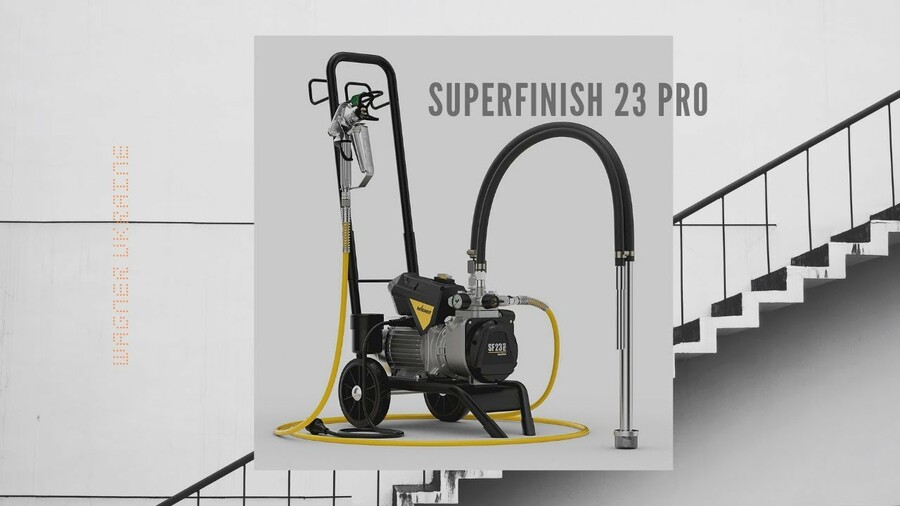 WAGNER SuperFinish 23 Pro мембранный окрасочный агрегат для безвоздушной покраски