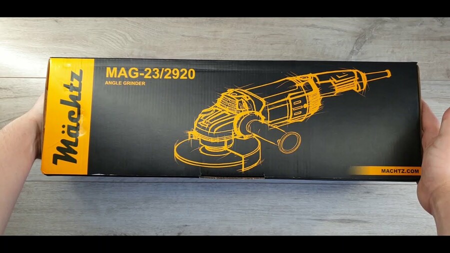 Распаковка болгарки Mächtz MAG-23/2920