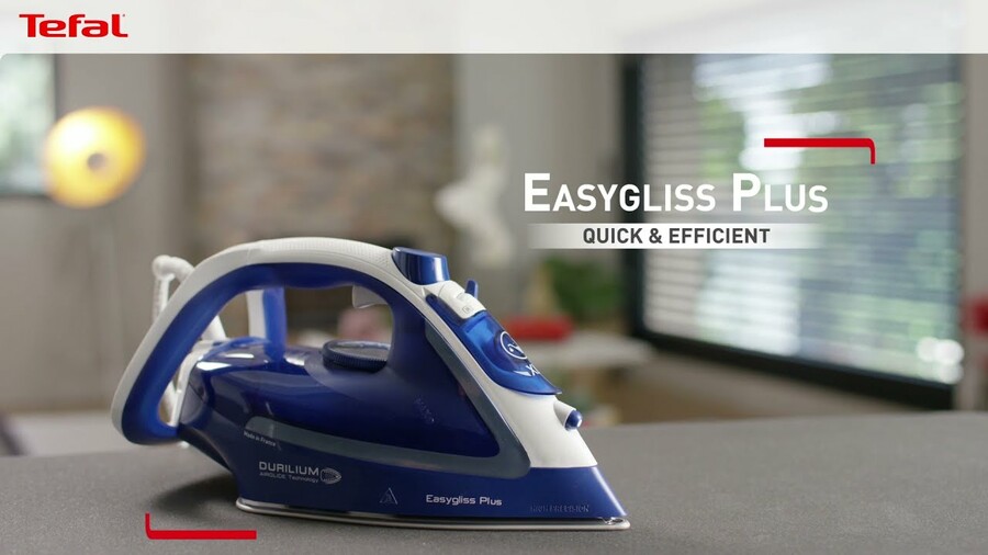 The EASYGLISS PLUS steam iron by TEFAL : glide and efficiency