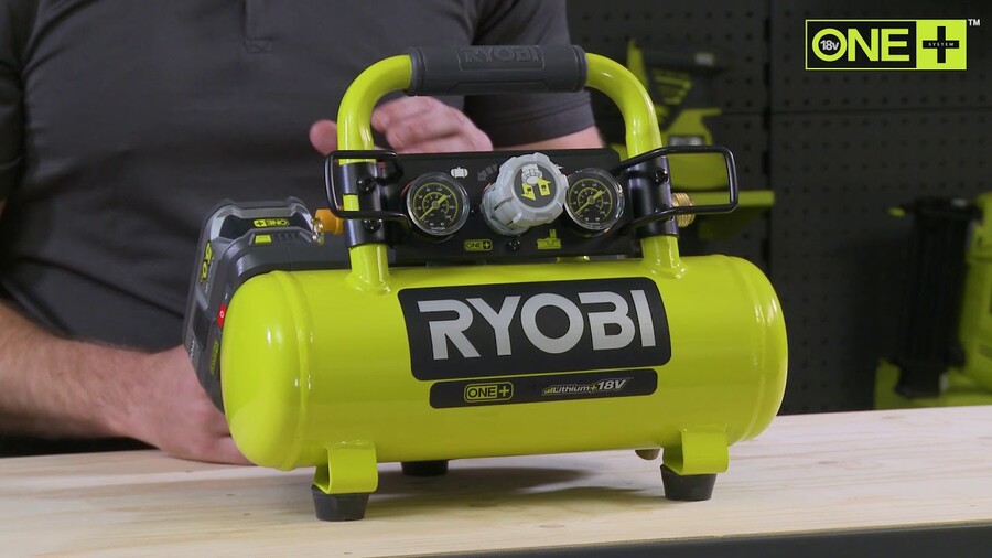 Ryobi ONE+ 18V Cordless Air Compressor Introduction [R18AC]