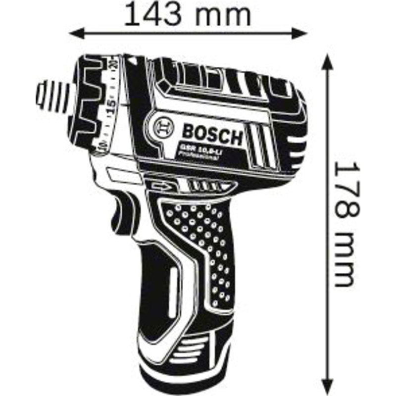 Аккумуляторный шуруповерт Bosch GSR 10,8-LI (0601992901) (без аккумулятора и ЗУ) изображение 3