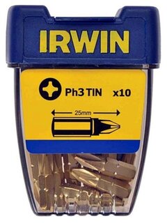 Биты Irwin Phillips I/Bit 25мм PH3 TiN 10шт (10504335)